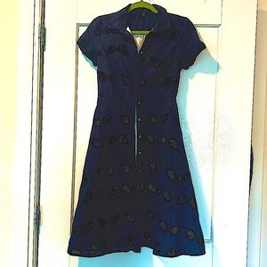 Ann Taylor dress with tennis rackets